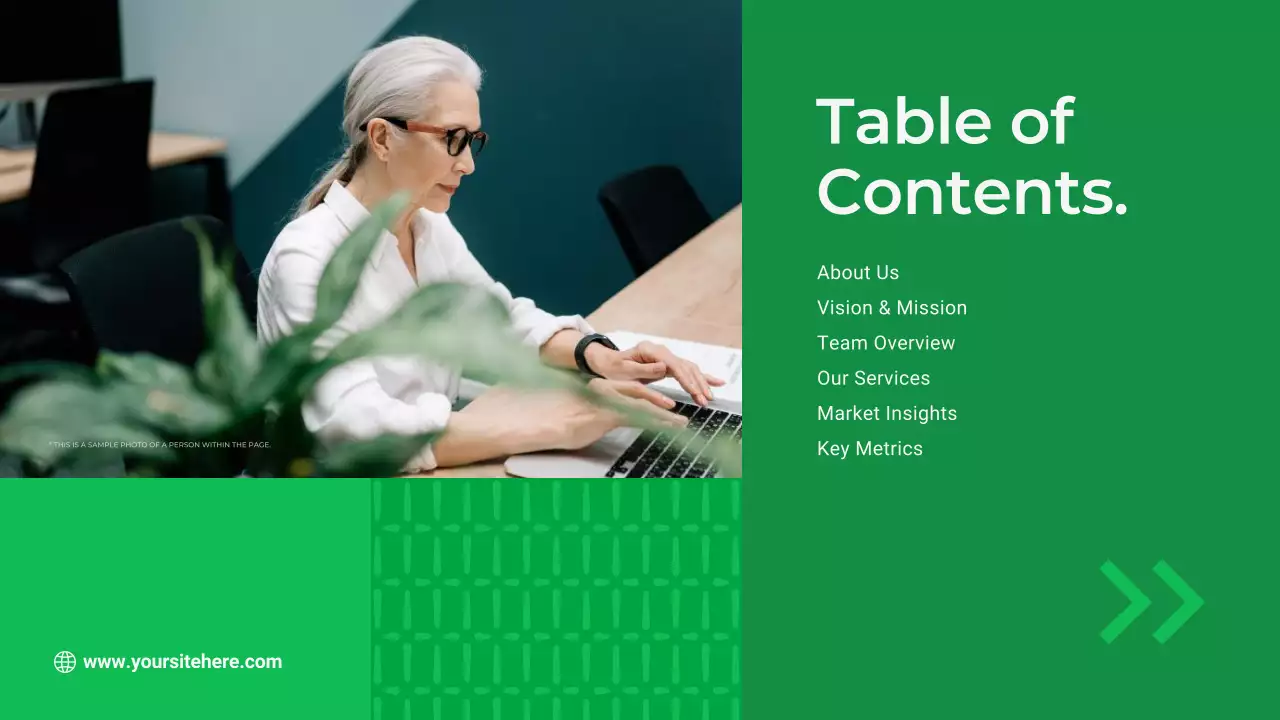 Green Modern 회사 프로필 프레젠테이션