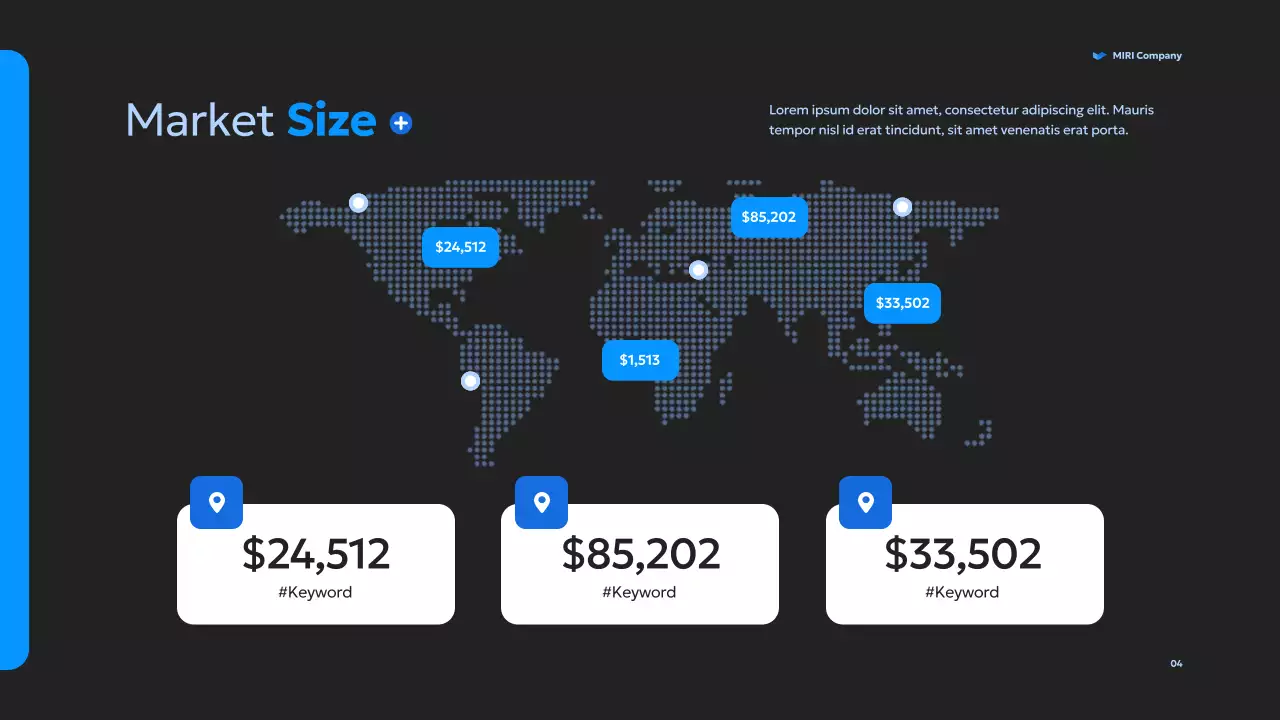 블루 모던 데이터 분석 프레젠테이션