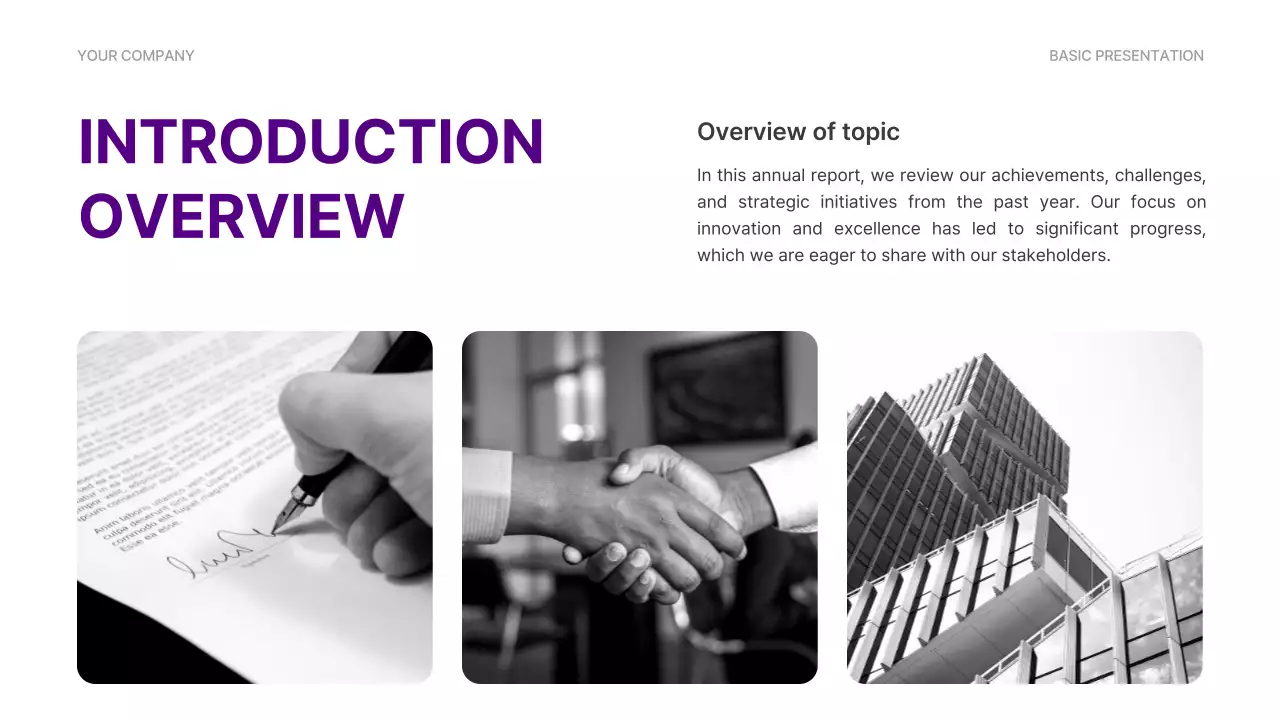 Purple Modern Business Presentation