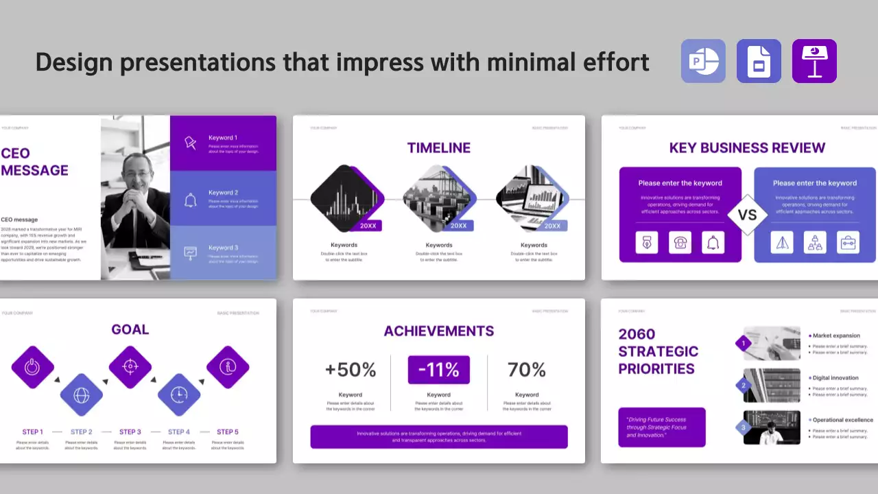 Purple Modern Business Presentation