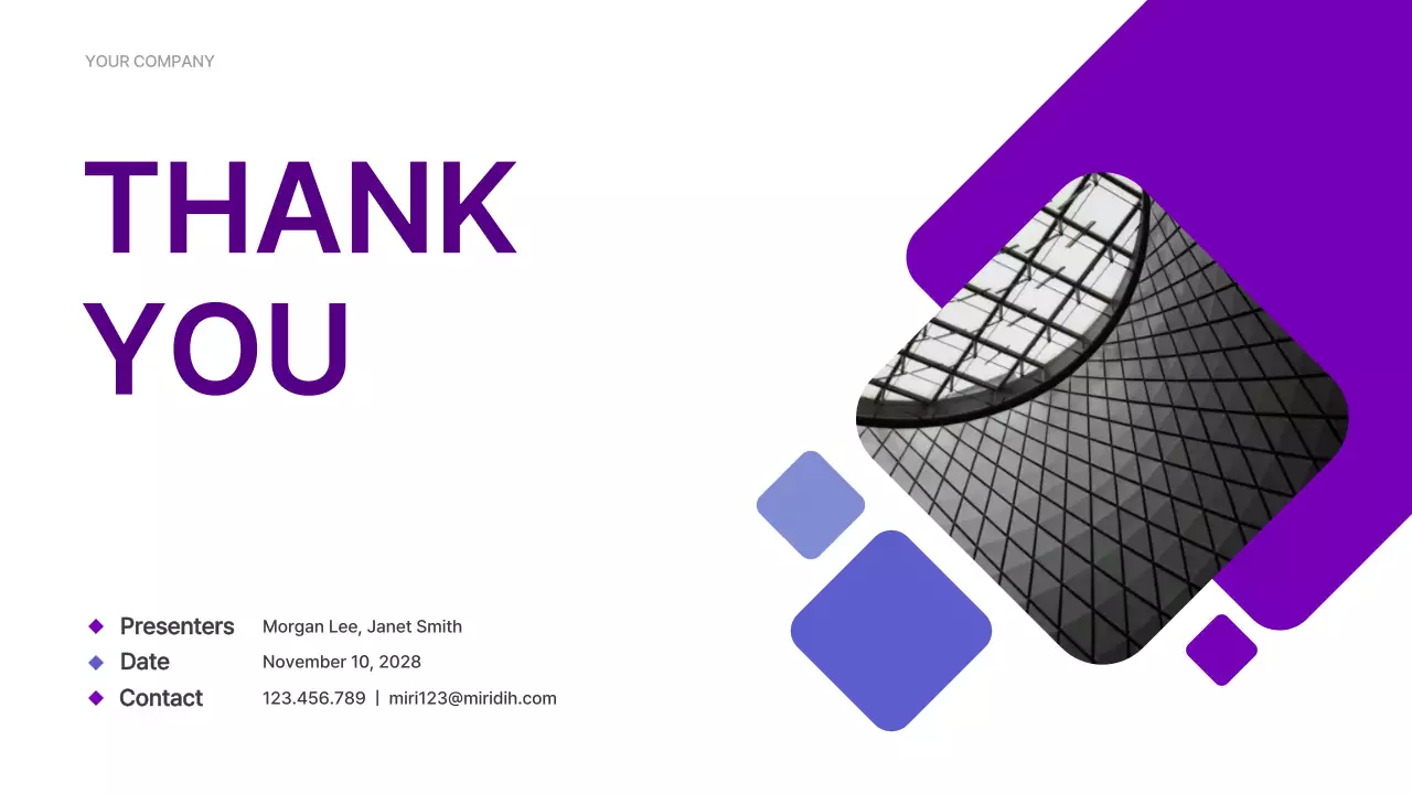 Purple Modern Business Presentation