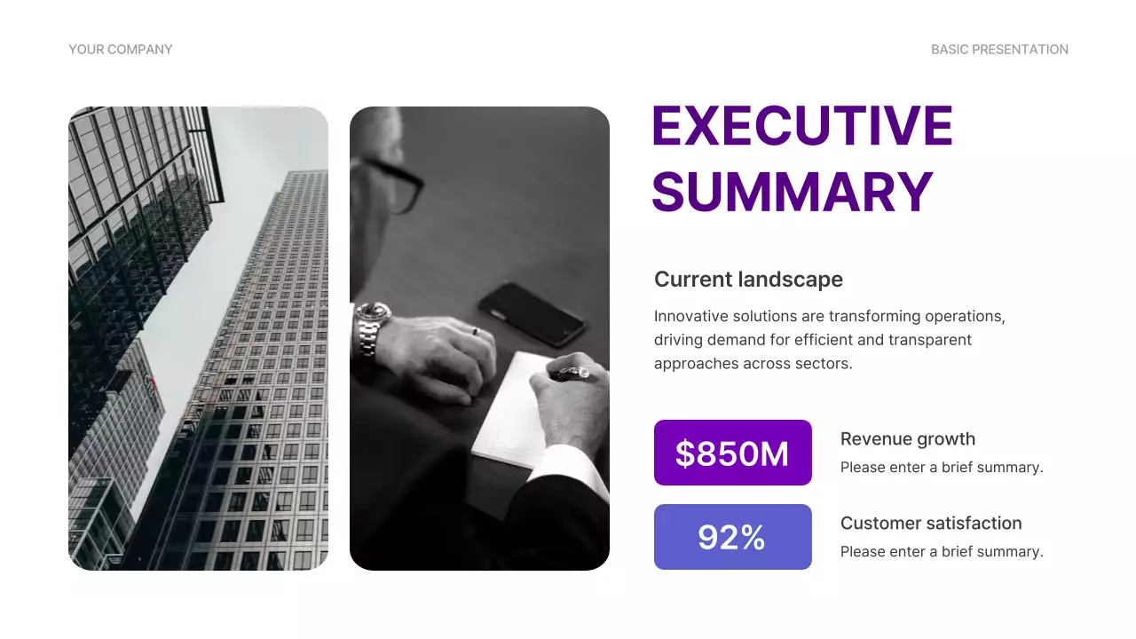 Purple Modern Business Presentation