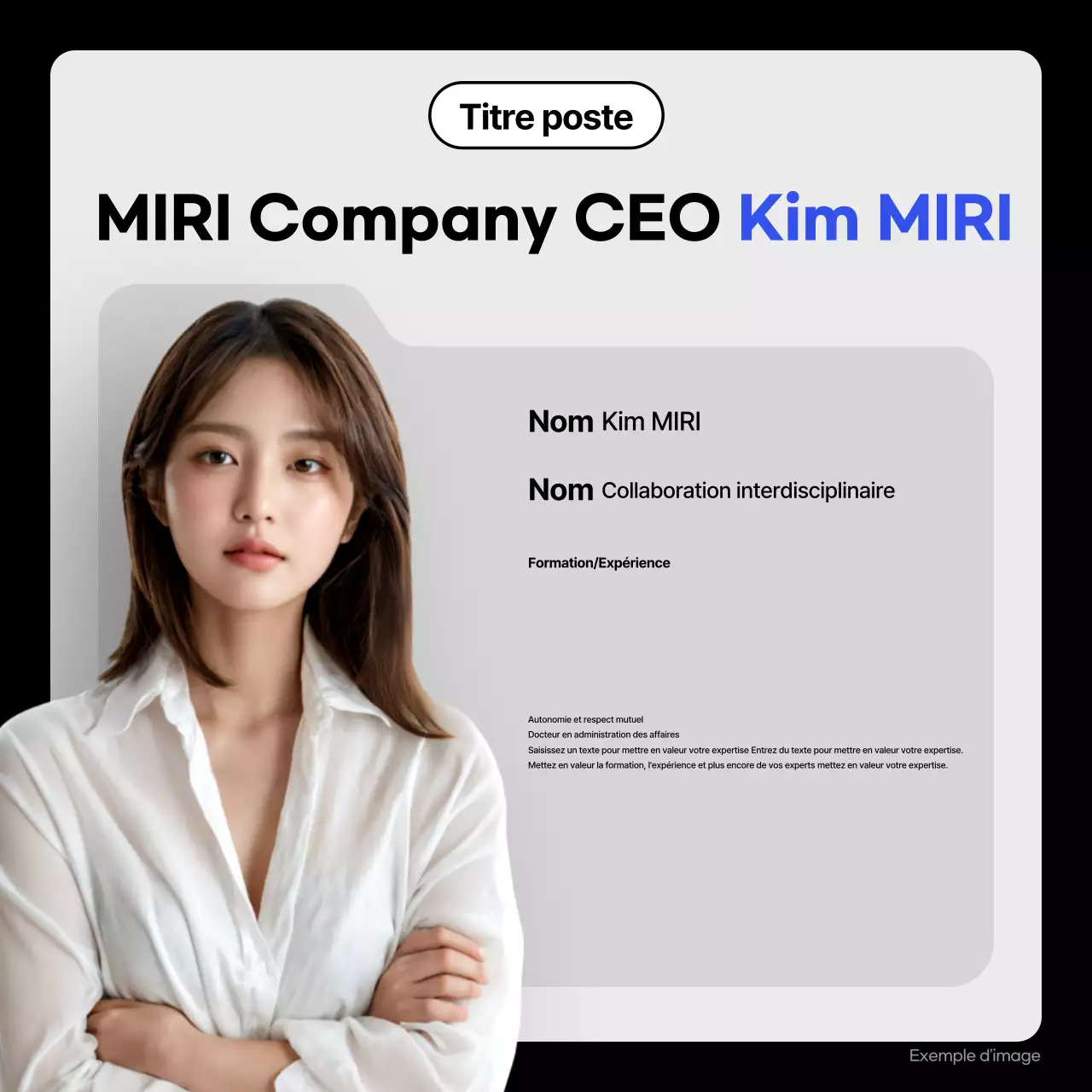 Blue Modern Business Talk