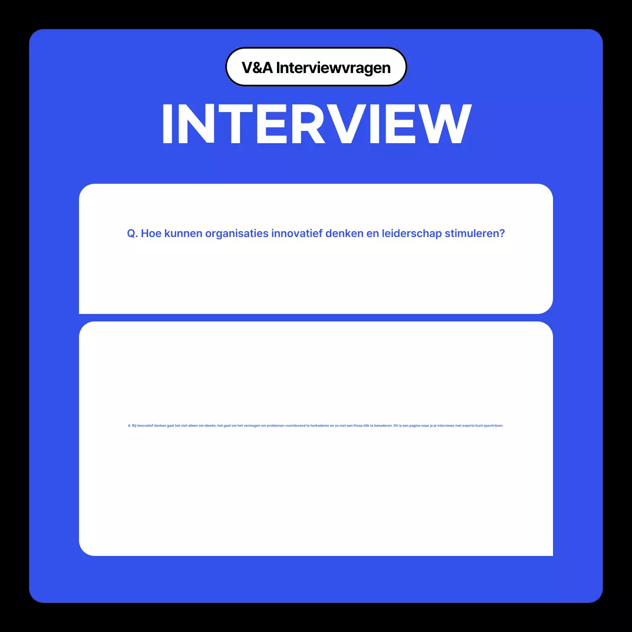 Blauw modern zakelijk gesprek