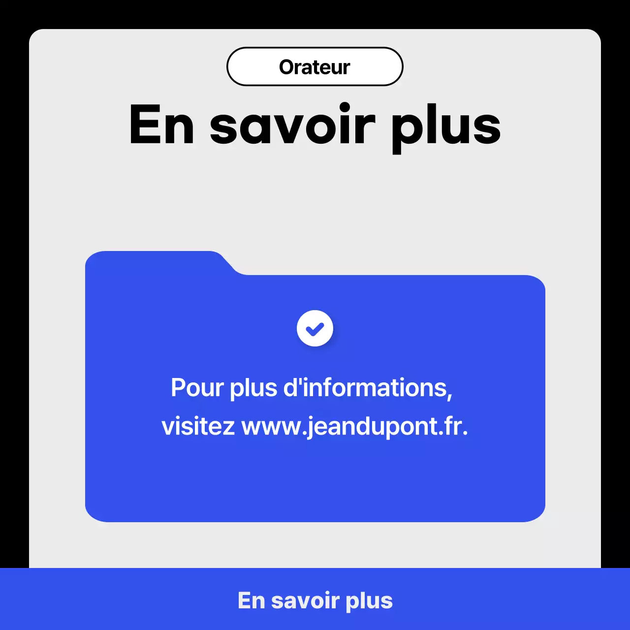 Blue Modern Business Talk