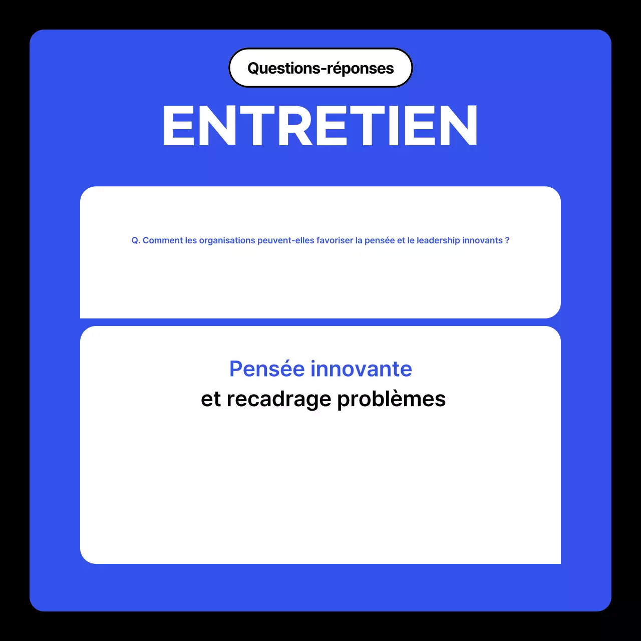 Blue Modern Business Talk