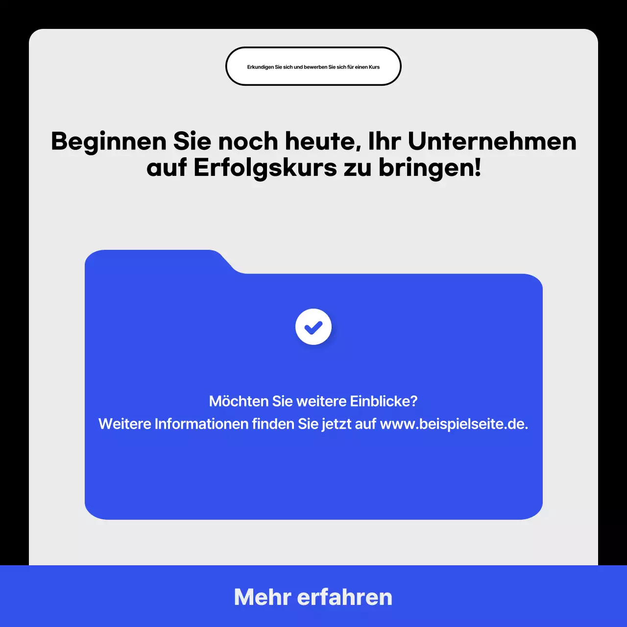 Blue Modern Business Talk