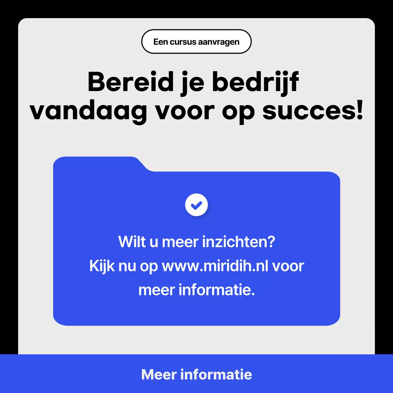 Blauw modern zakelijk gesprek