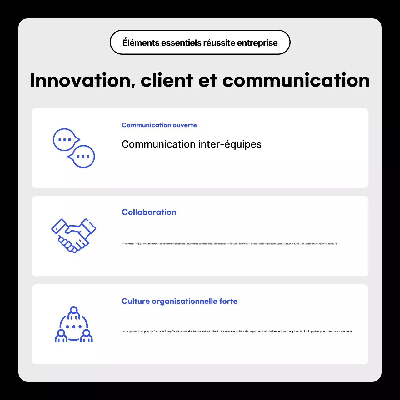 Blue Modern Business Talk