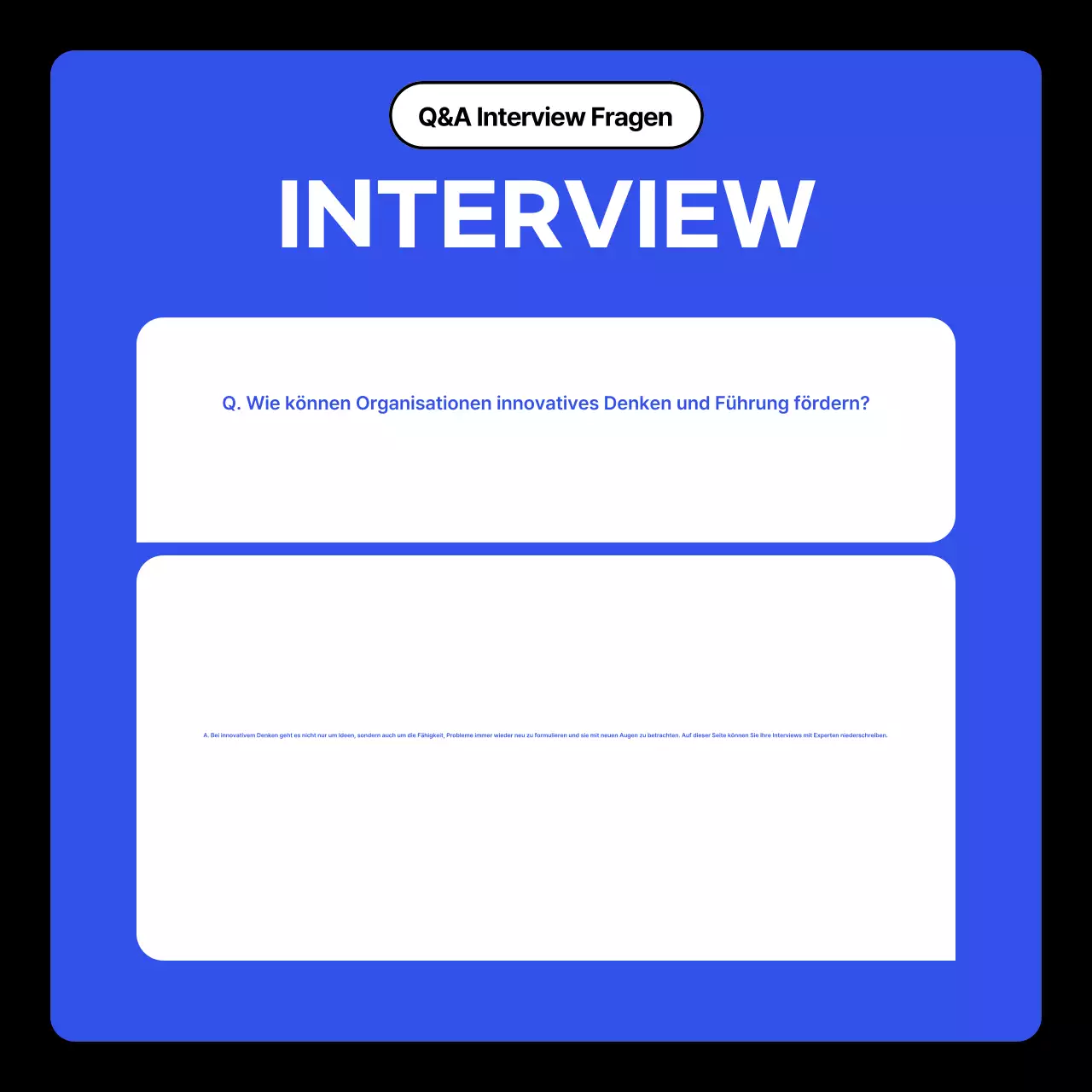 Blue Modern Business Talk