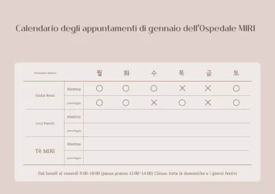 Guida agli appuntamenti dell'assistenza primaria Beige