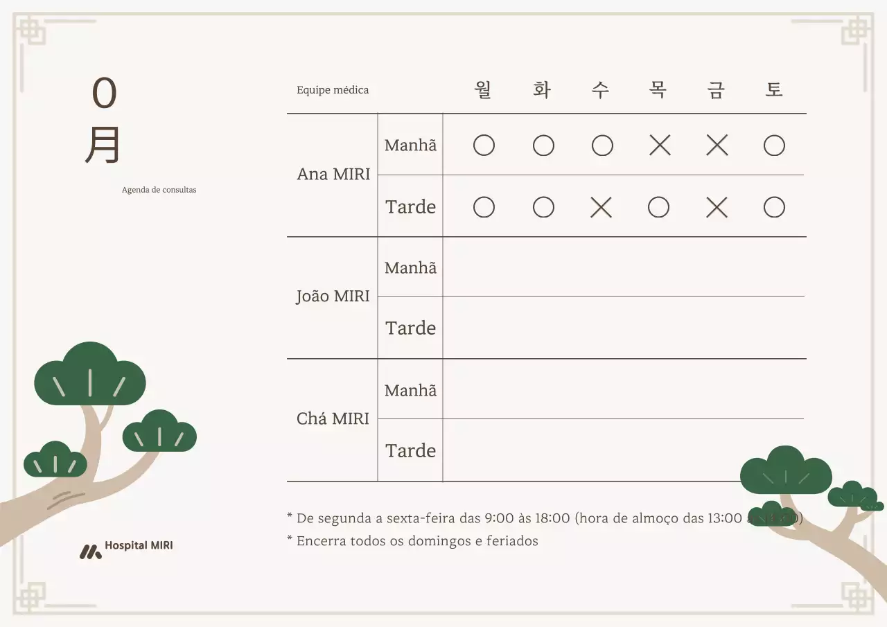 Itinerário da Coreia Bege