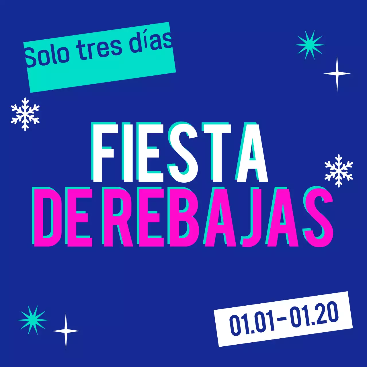 Promoción Blue Pop Sale