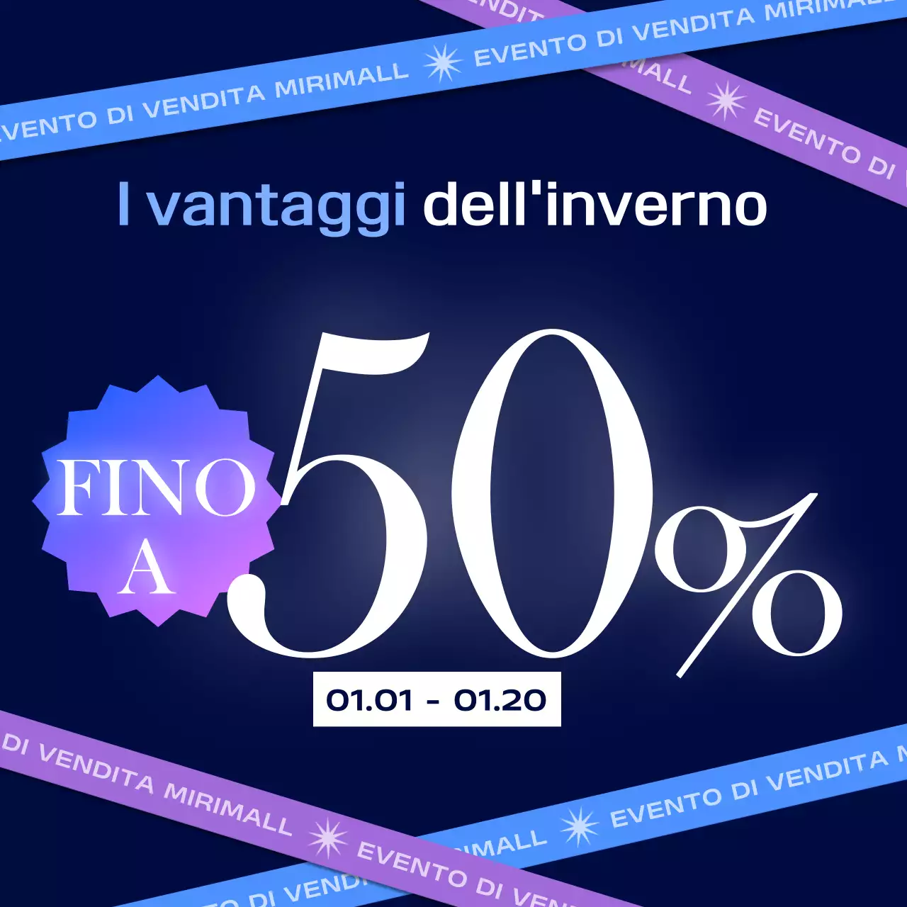 Promozione vendita moderna blu navy