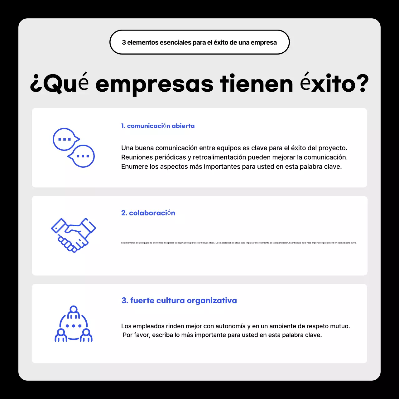 Blue Modern Business Talk