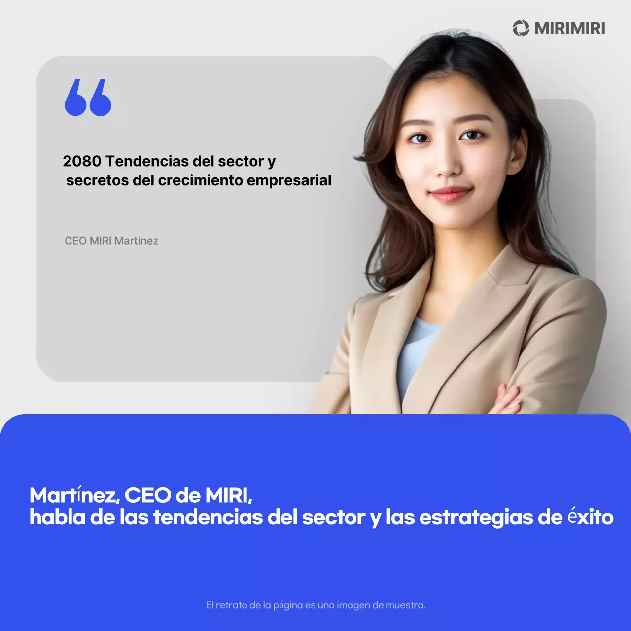 Blue Modern Business Talk