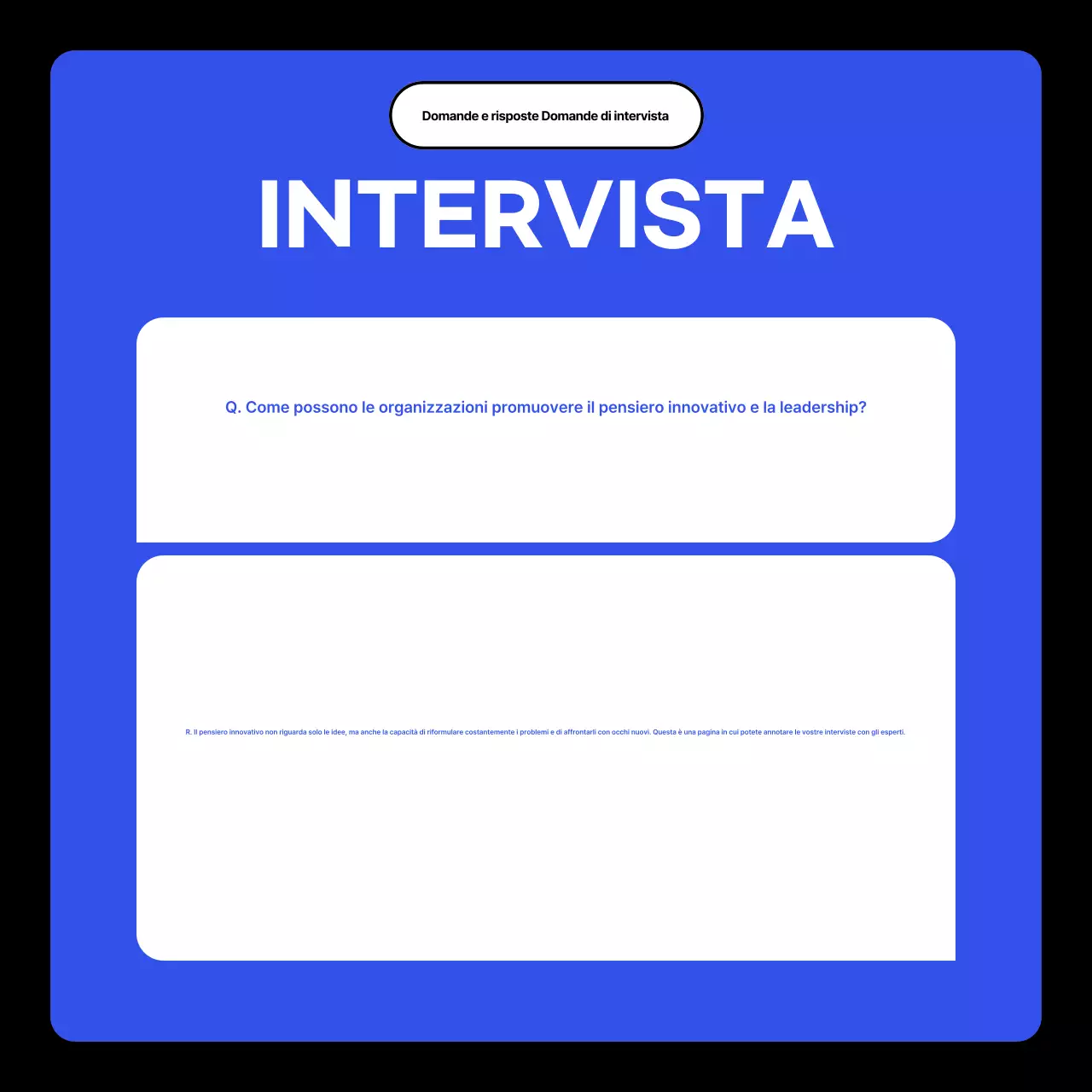 Blu Parlare d'affari moderno