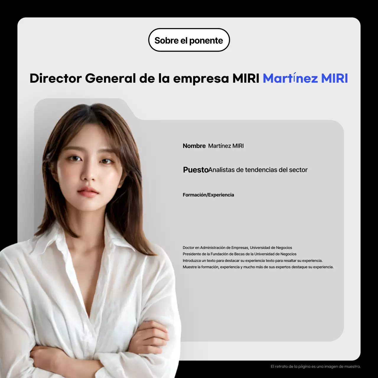 Blue Modern Business Talk