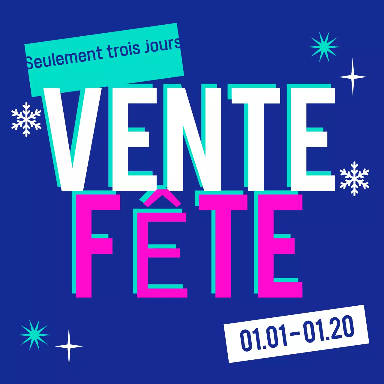 Blue Pop Sale Promotion