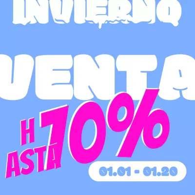 Promoción pop azul claro