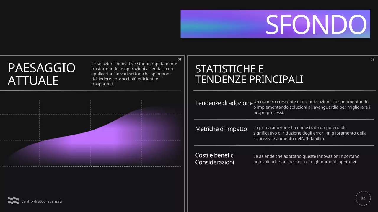 Blu Viola Nero Annuncio di conferenza moderna