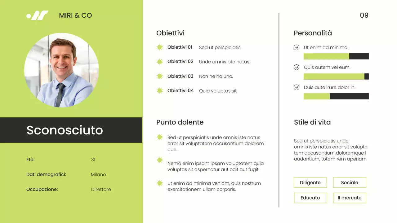 Presentazione della strategia Go To Market verde e beige moderna e minimalista