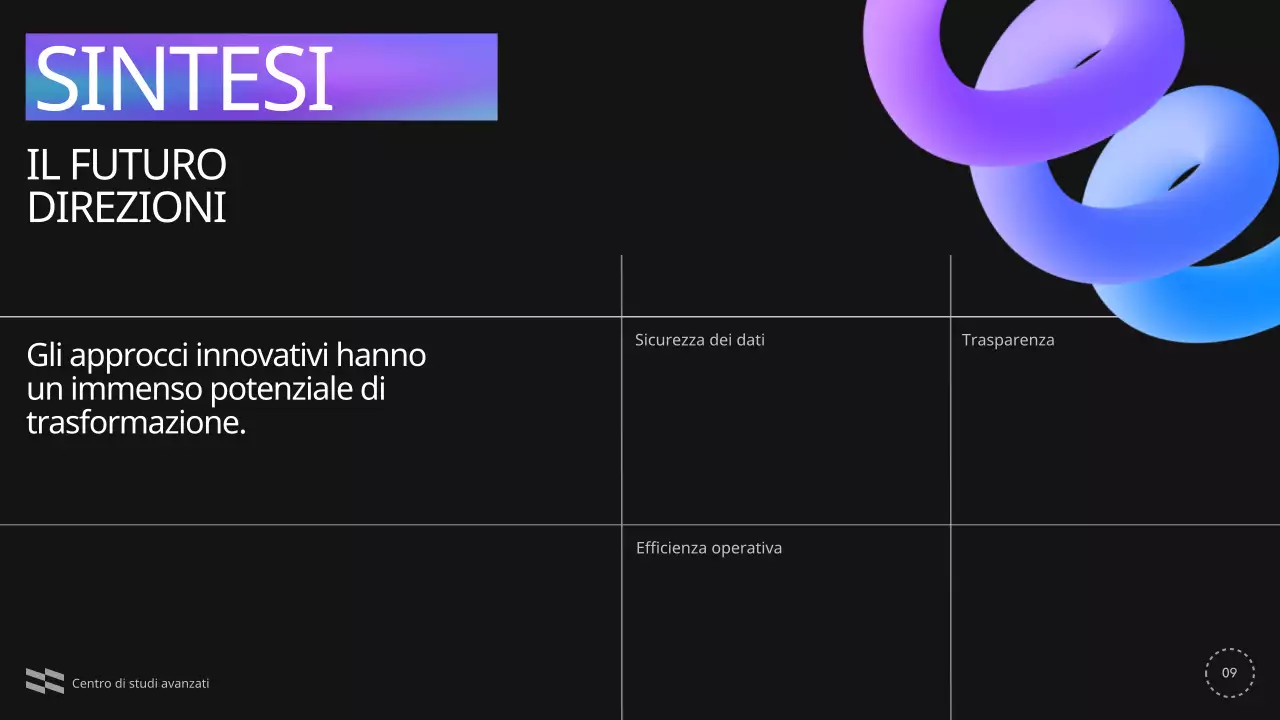 Blu Viola Nero Annuncio di conferenza moderna