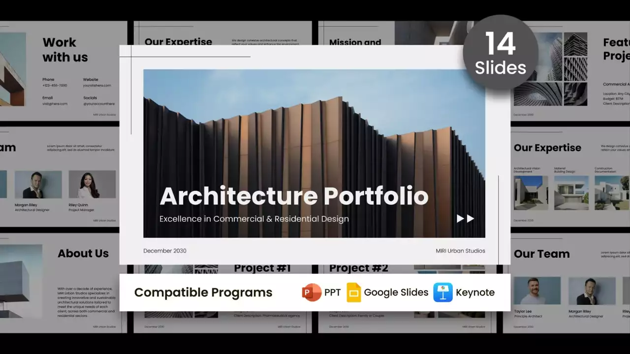 Presentatie architectuurportfolio