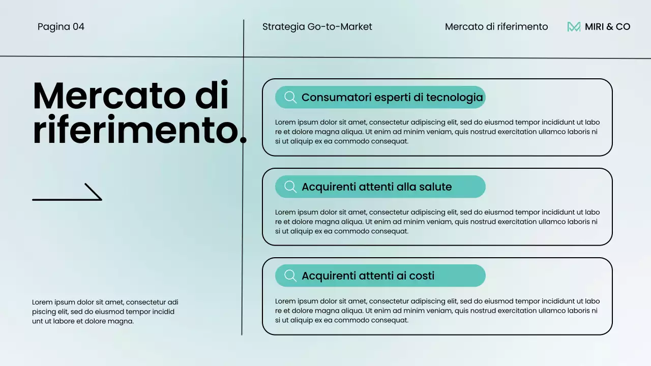 menta moderno piano strategico aziendale