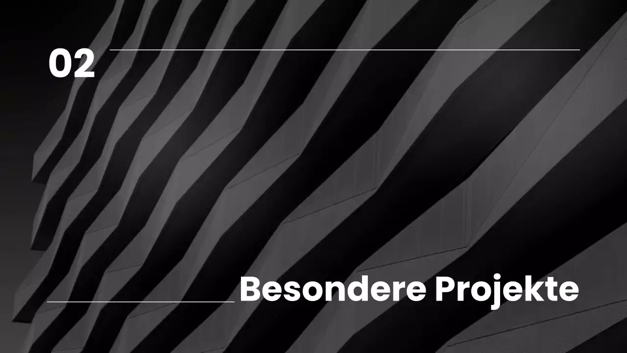 Präsentation des Architekturportfolios