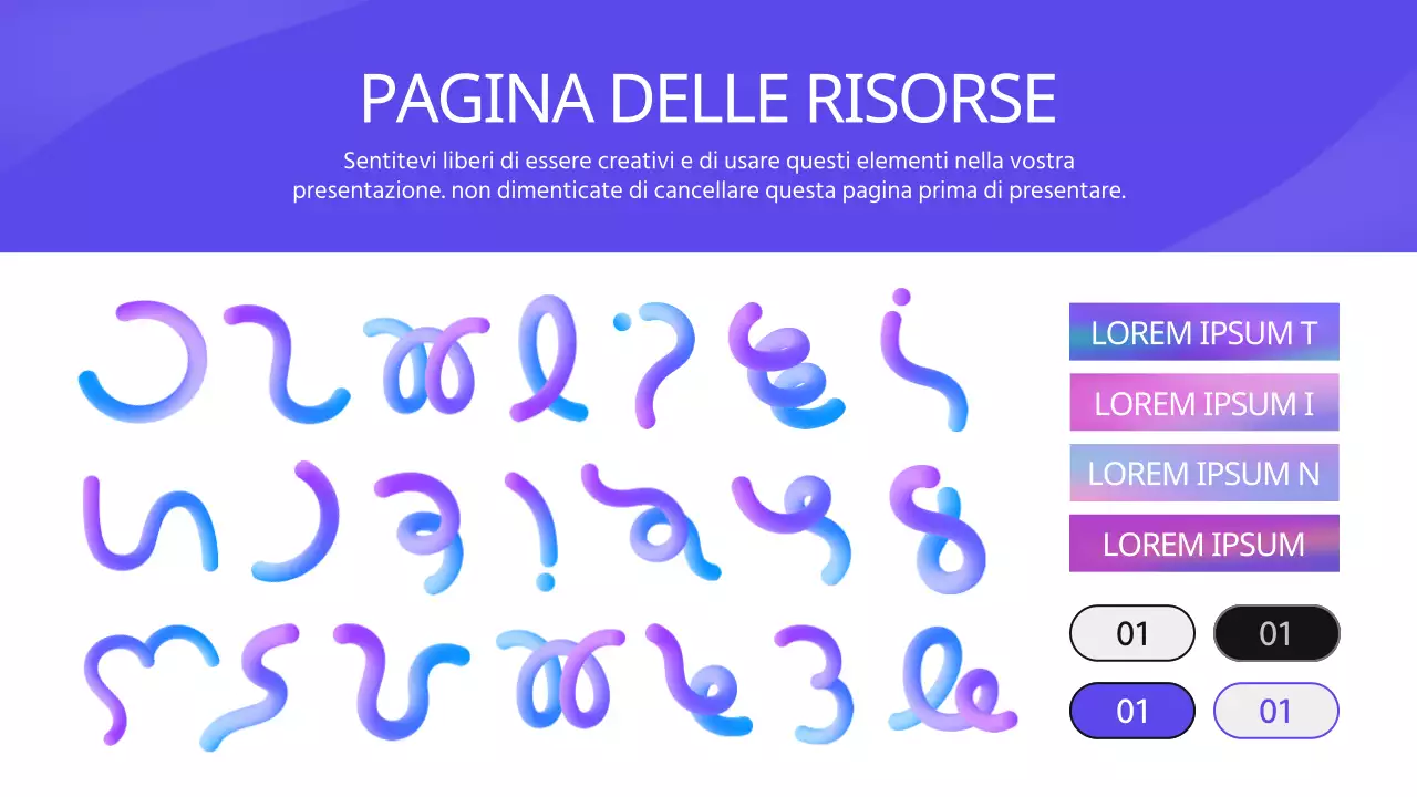 Blu Viola Nero Annuncio di conferenza moderna