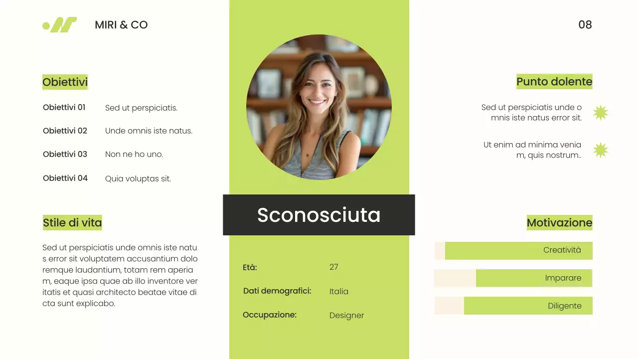 Presentazione della strategia Go To Market verde e beige moderna e minimalista