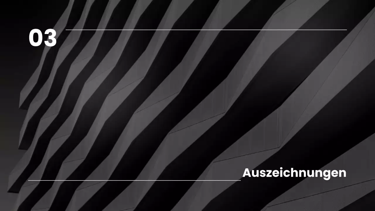 Präsentation des Architekturportfolios