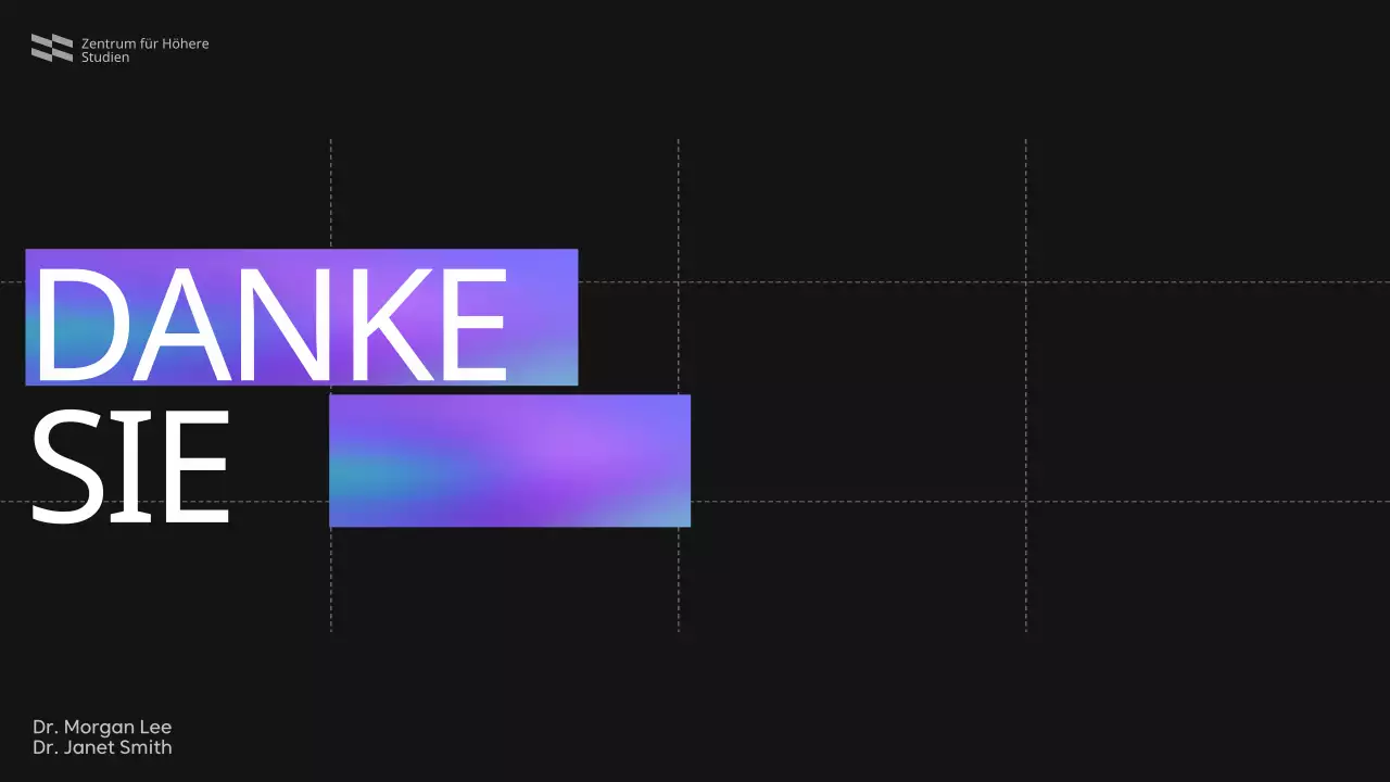 Blau Violett Schwarz Moderne Konferenzankündigung