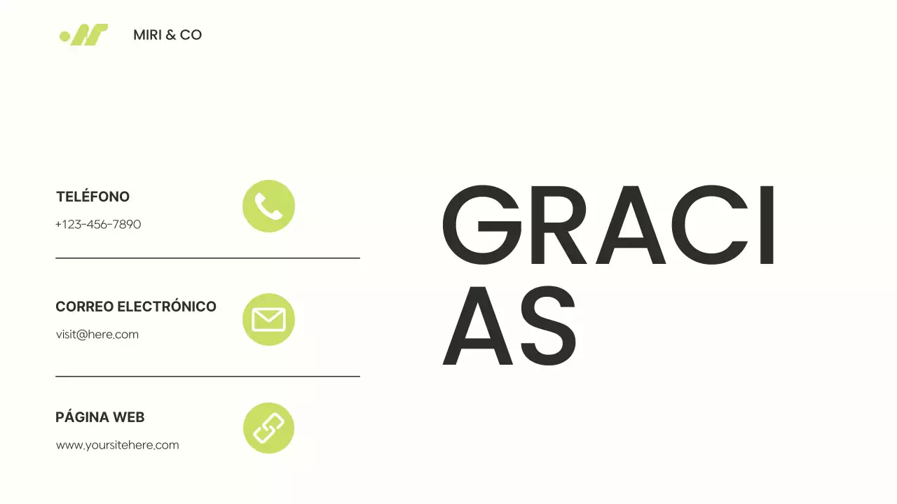 Verde y beige Moderno Minimalista Ir al Mercado Presentación Estratégica