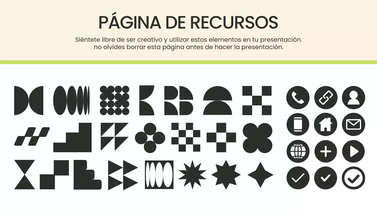 Verde y beige Moderno Minimalista Ir al Mercado Presentación Estratégica