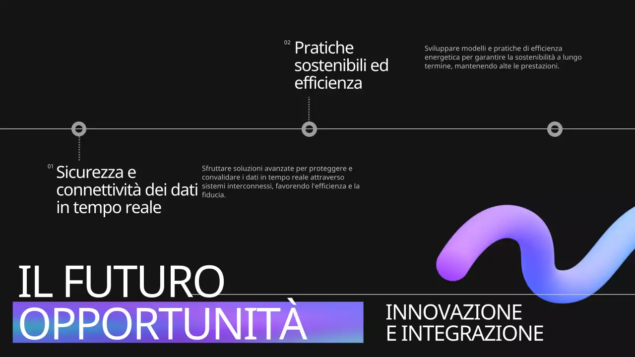 Blu Viola Nero Annuncio di conferenza moderna