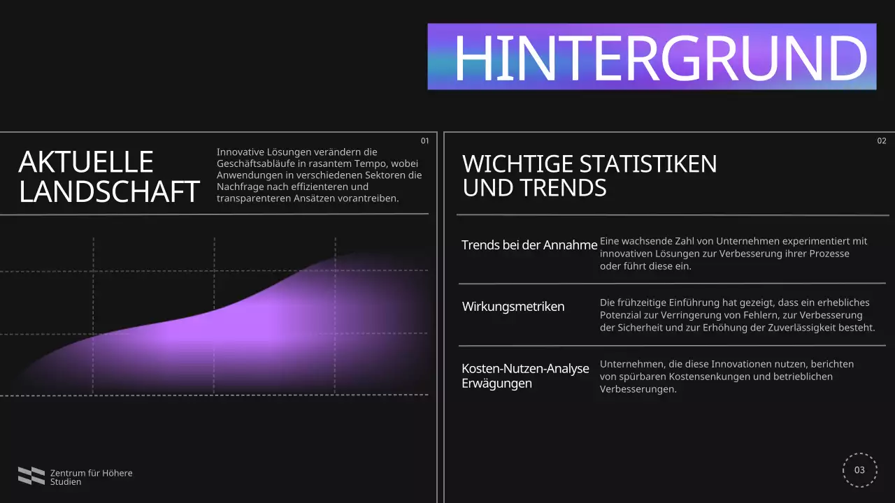 Blau Violett Schwarz Moderne Konferenzankündigung