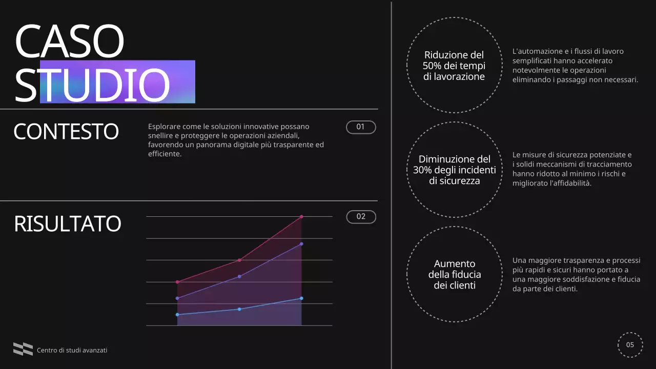 Blu Viola Nero Annuncio di conferenza moderna