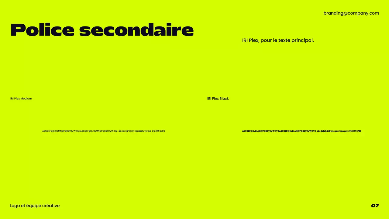 ligne directrice de la marque moderne pourpre