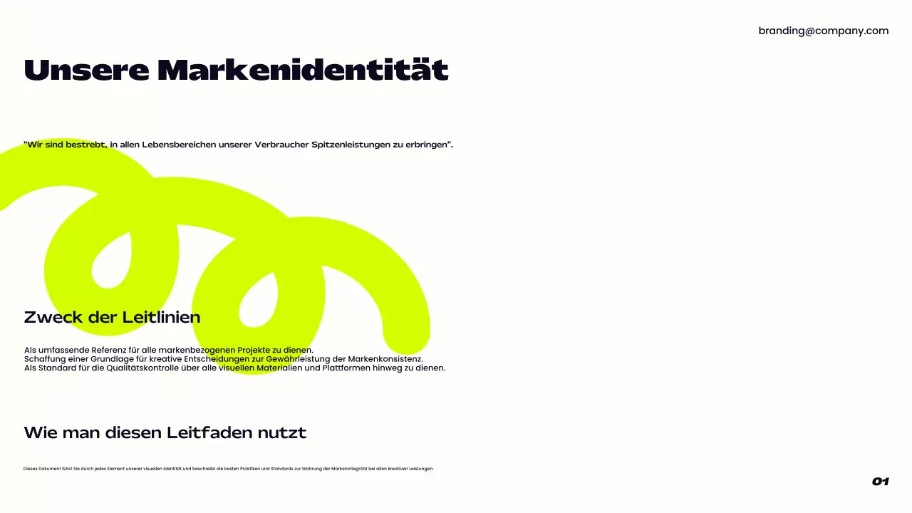 lila moderner Markenleitfaden