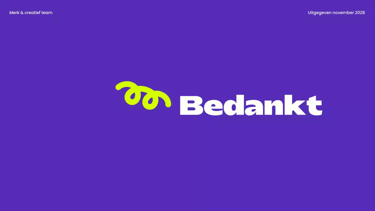 paarse moderne merkrichtlijn