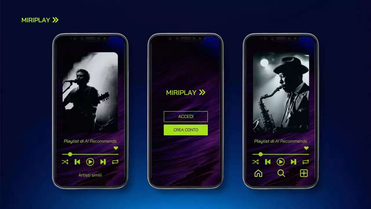 introduzione di un'applicazione mobile moderna di colore viola