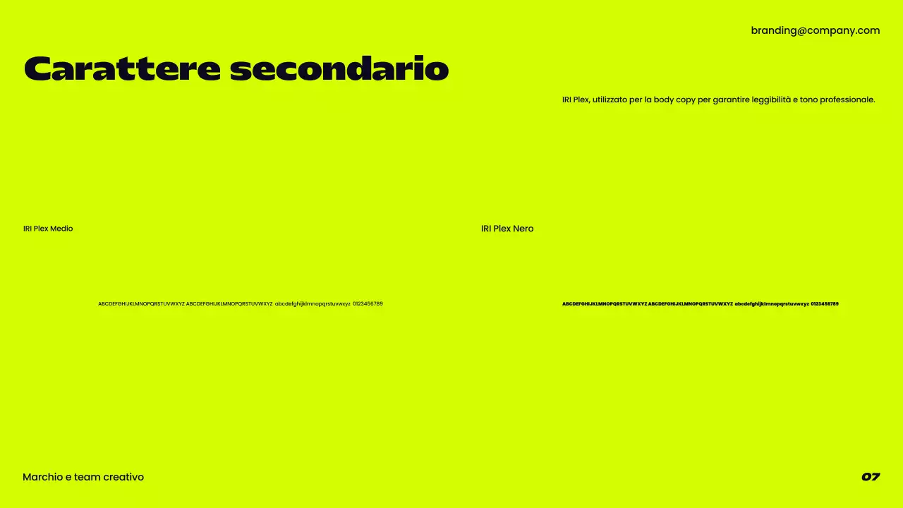 linea guida del marchio moderno viola