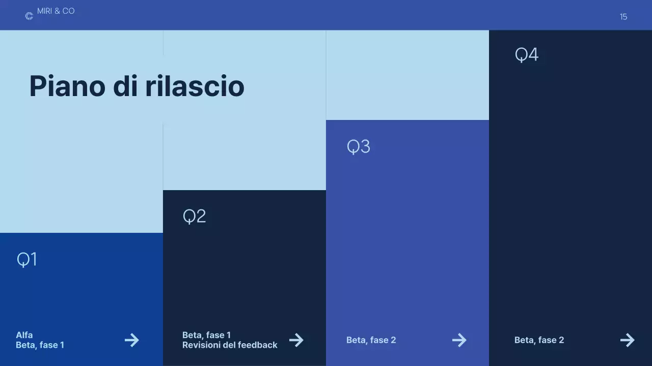 business plan moderno blu scuro