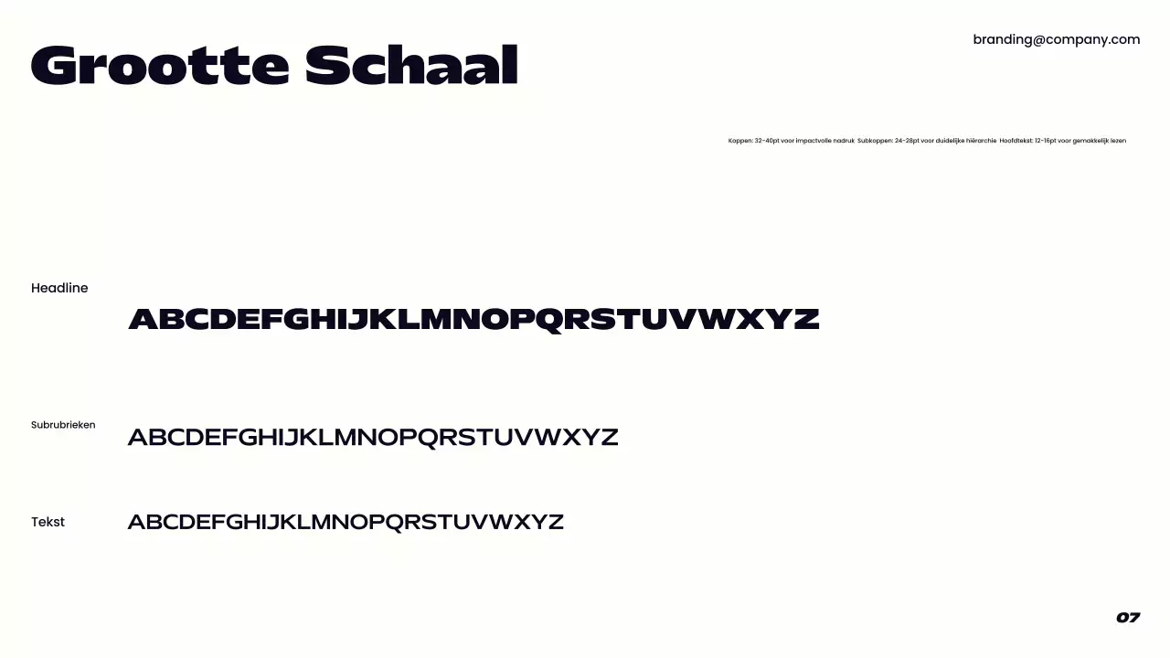 paarse moderne merkrichtlijn