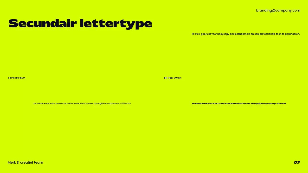 paarse moderne merkrichtlijn