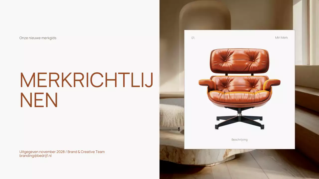 Trendy Neutraal Interieur Merk Richtlijnen Handleiding