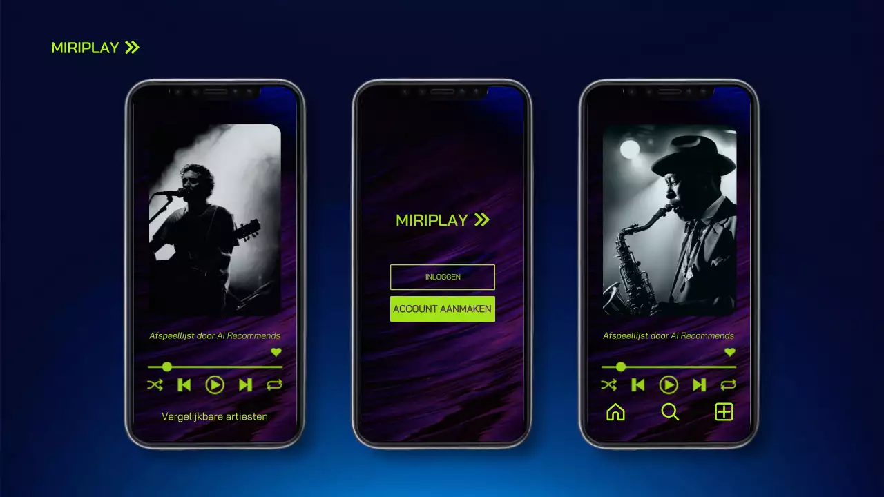 Paarse moderne mobiele app introductie