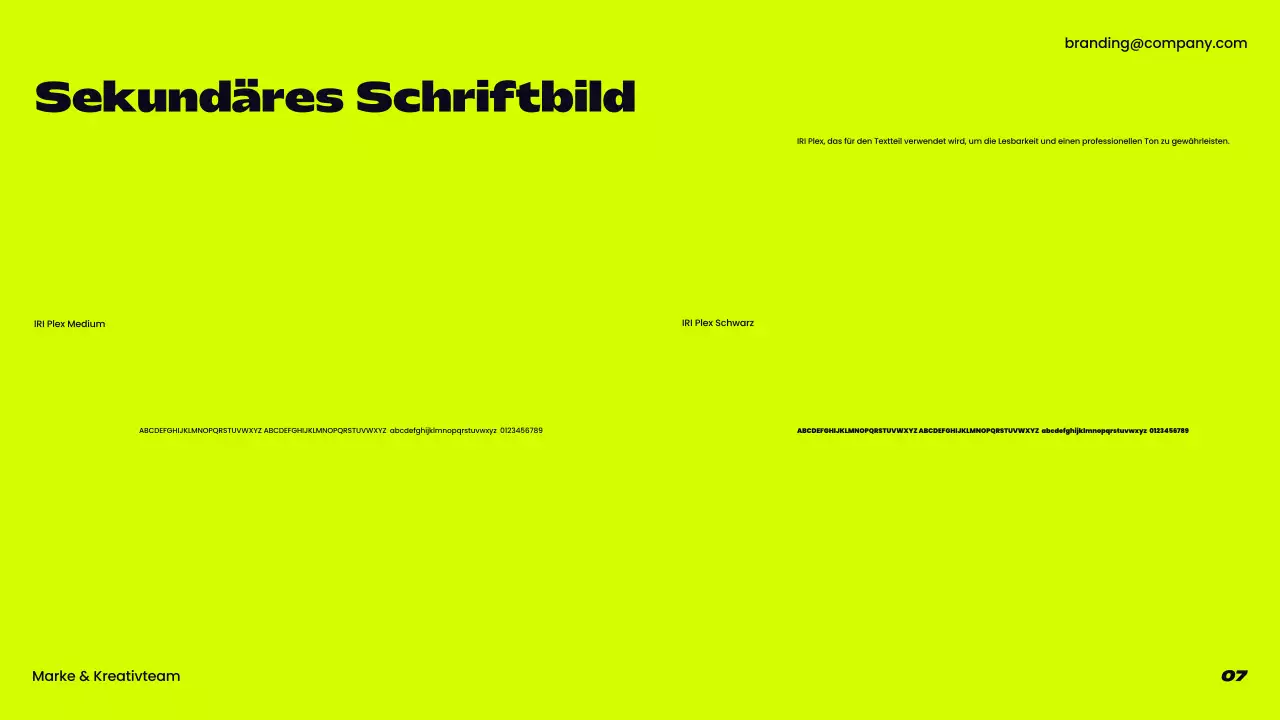 lila moderner Markenleitfaden